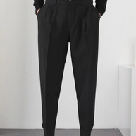 WW | Herren High Waist Hose Weiß Stoffhose