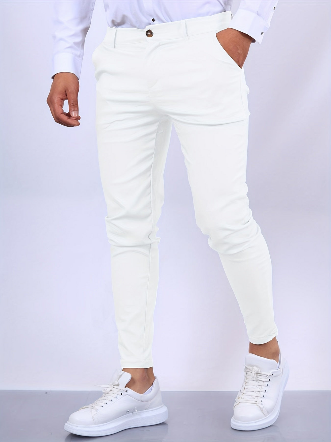 W&W Mode | Herren Slim Fit Freizeithose Modisch