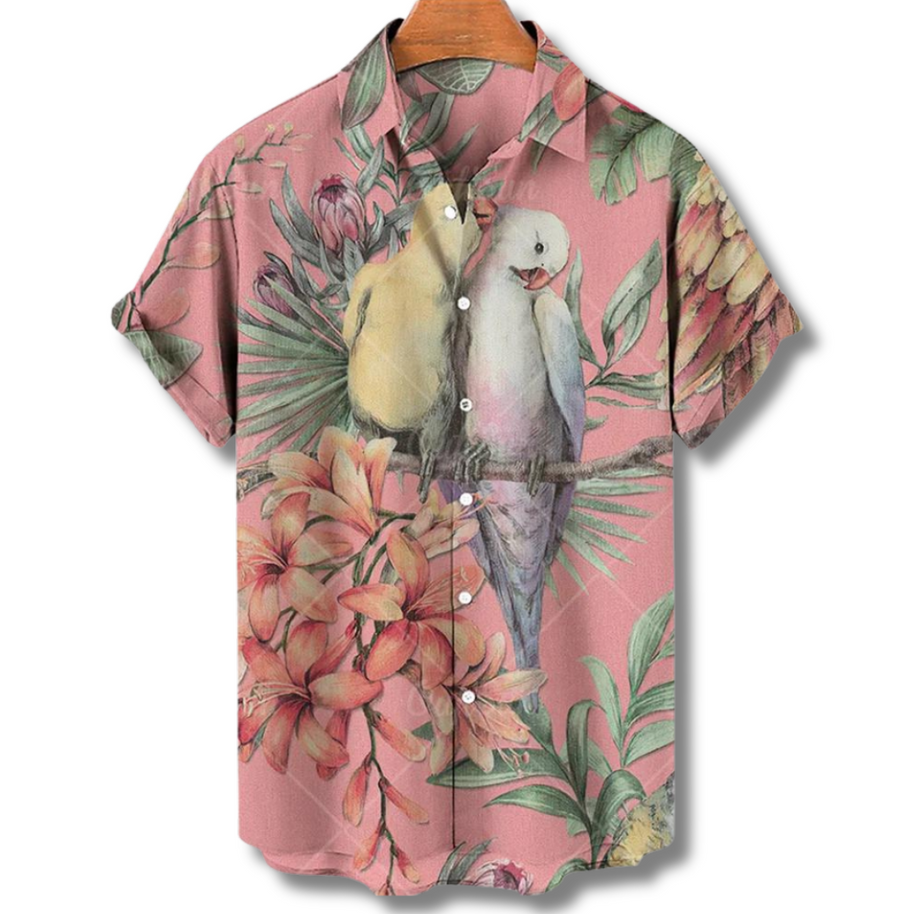 WW | Herren Hawaii Hemd Kurzarm