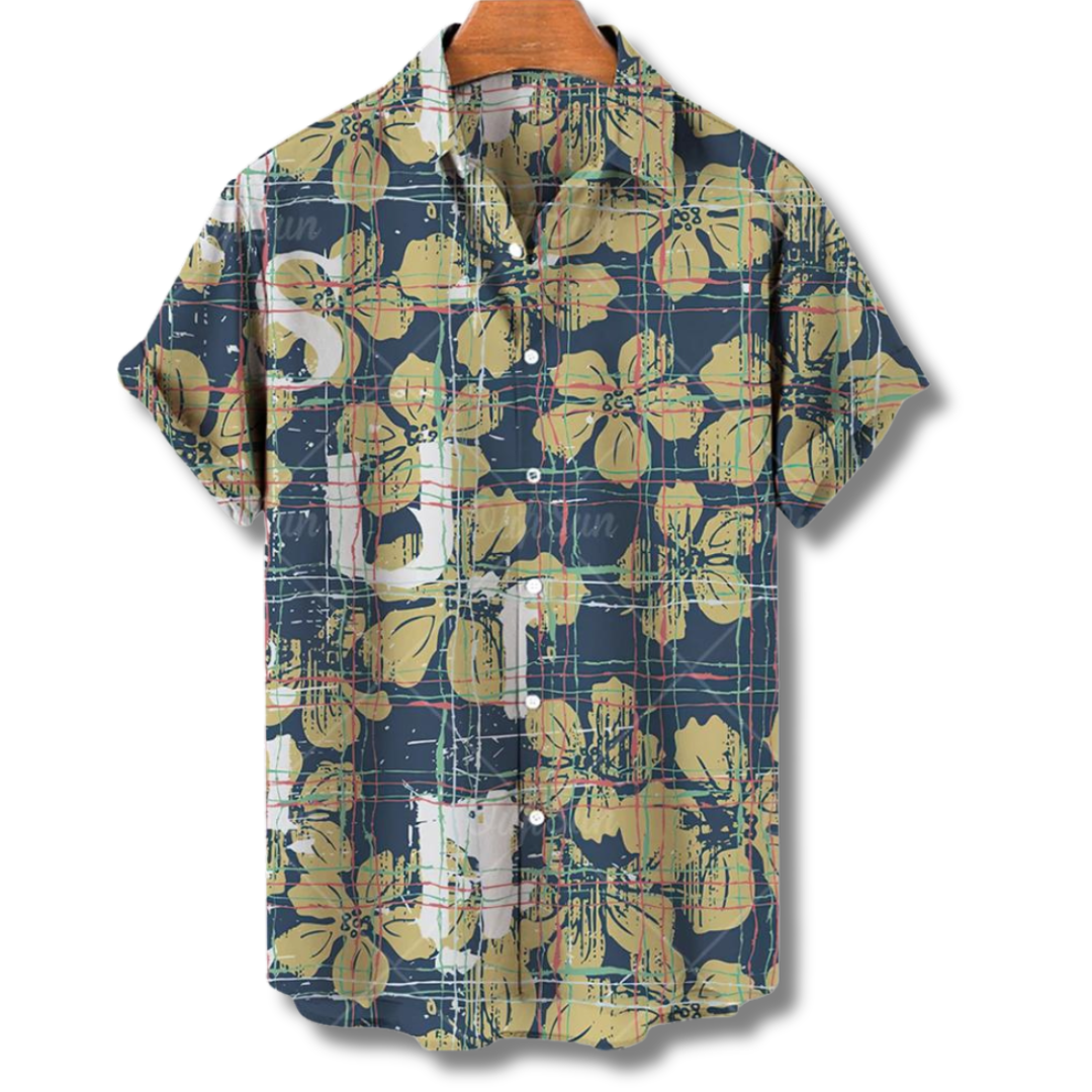 WW | Herren Hawaii Hemd Kurzarm