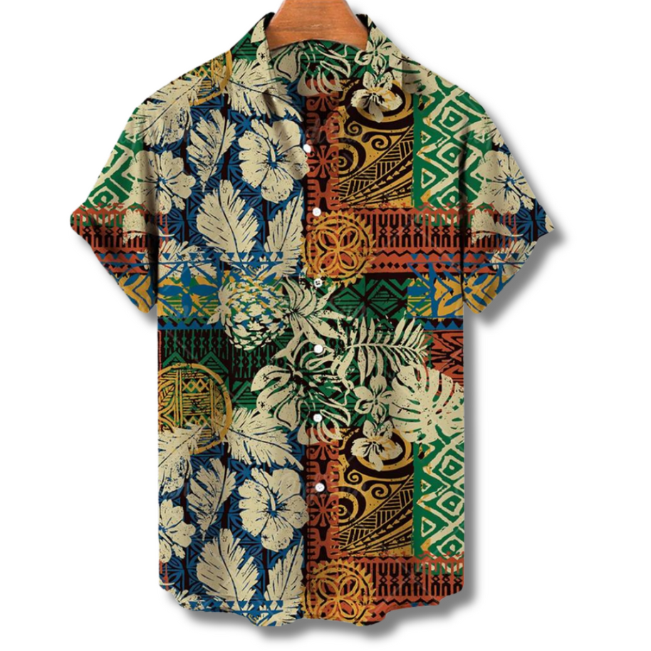 WW | Herren Hawaii Hemd Kurzarm