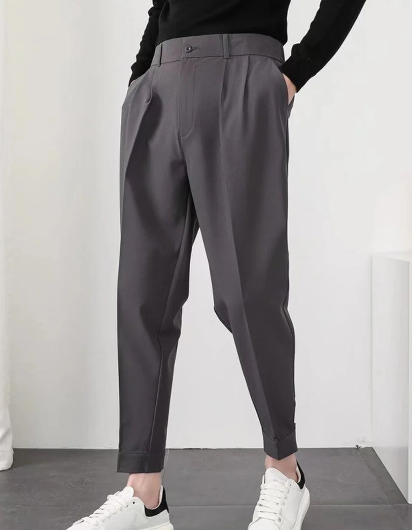 WW | Herren High-waist Hose Bequeme
