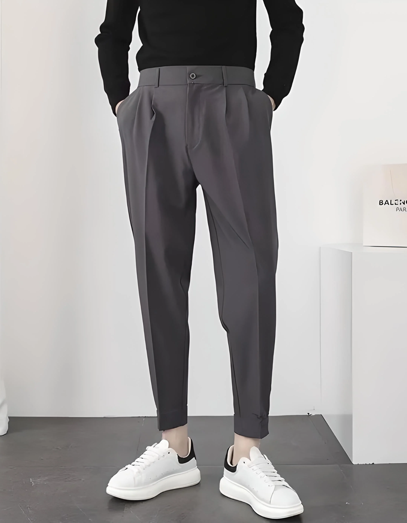 WW | Herren High-waist Hose Bequeme