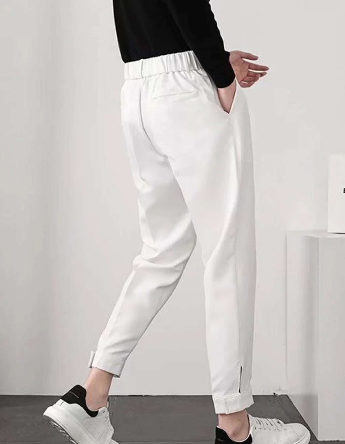 WW | Herren High-waist Hose Bequeme