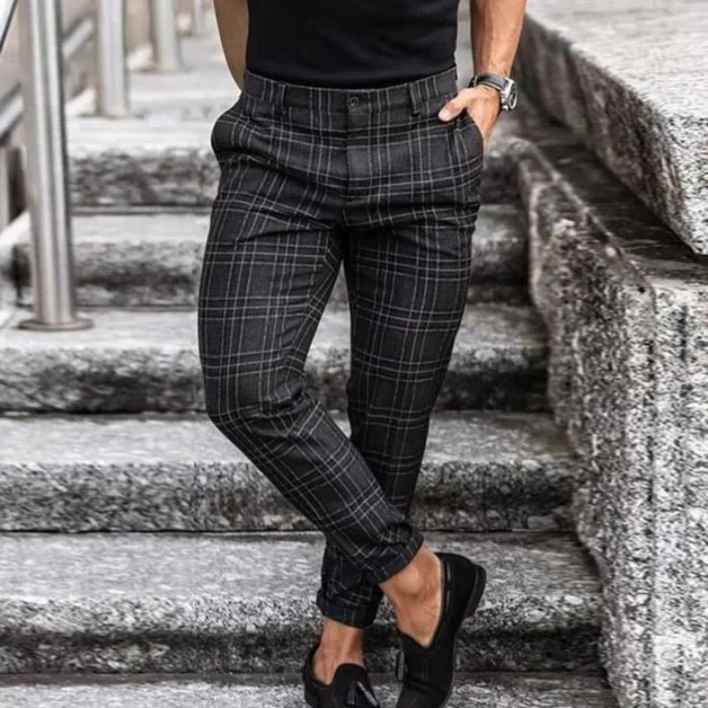 WW | Herren Chino Hose Kariert