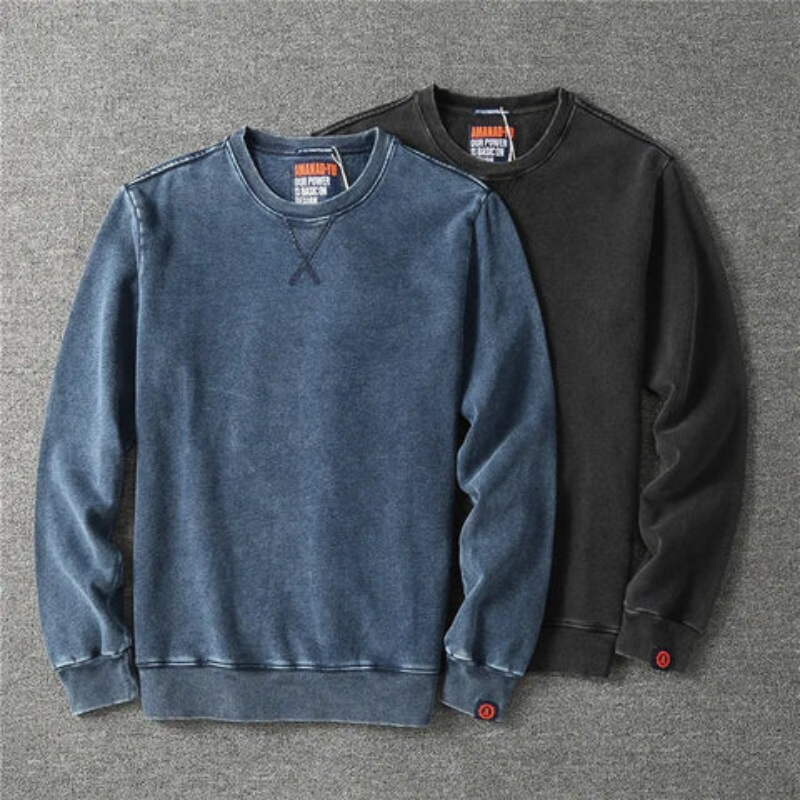 WW | Herren Kurz Pullover Schwarz