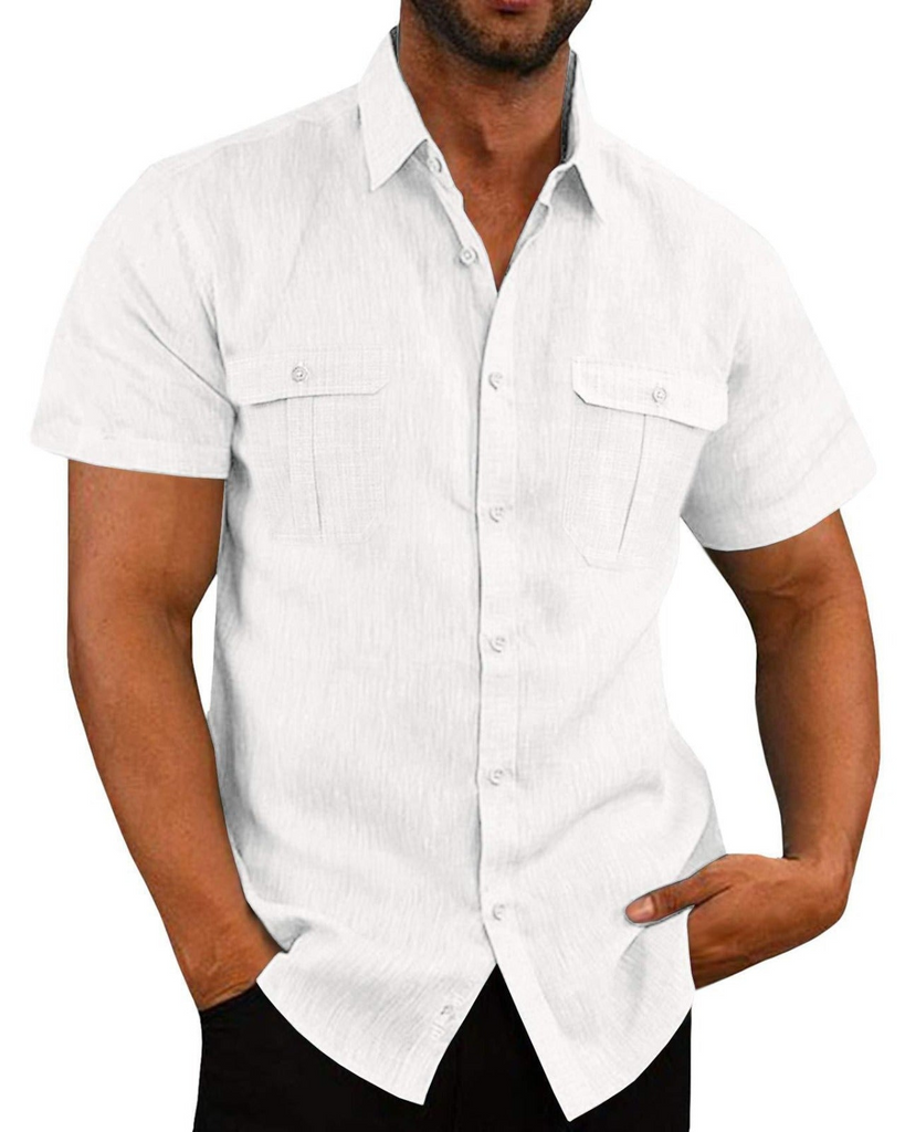 WW | Herren Kurzarm Hemd Freizeithemd