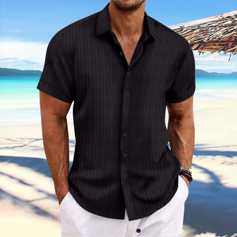 W&W Mode | Herren Kurzarm Hemd Sommer