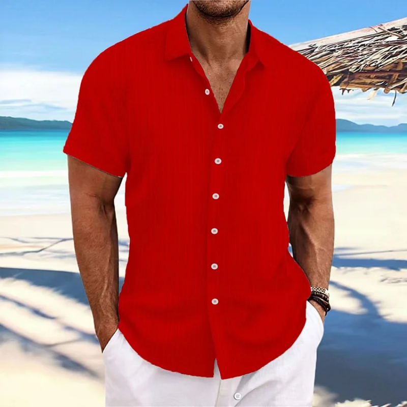 WW | Herren Kurzarm Hemd Sommer