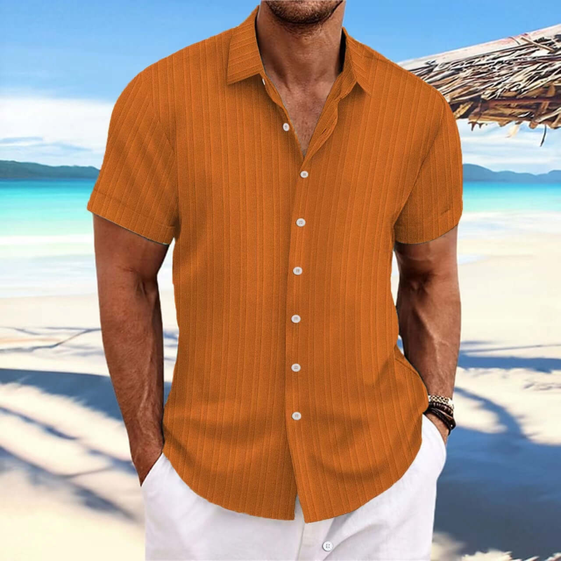 W&W Mode | Herren Kurzarm Hemd Sommer