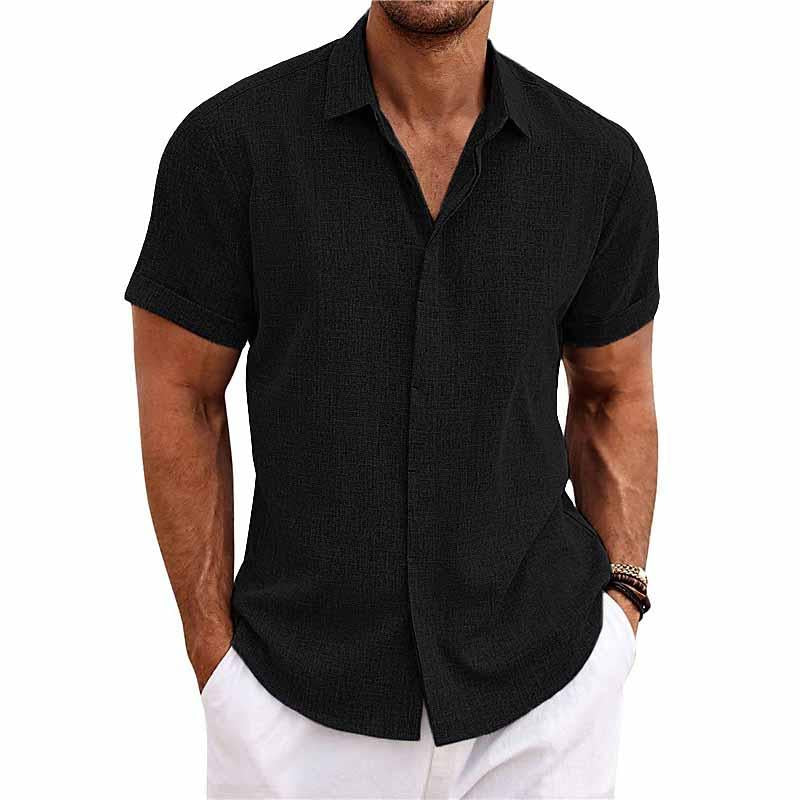 WW | Herren Sommer Kurzarm Hemd Casual