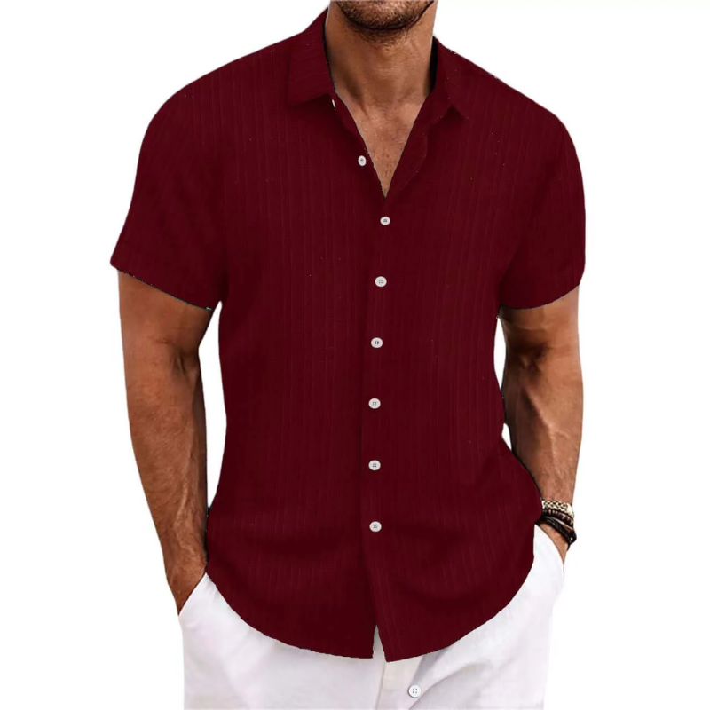 W&W Mode | Herren Kurzarm Hemd Sommer