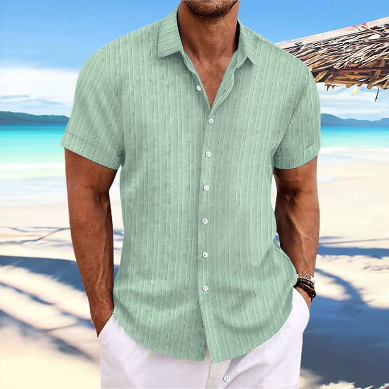 W&W Mode | Herren Kurzarm Hemd Sommer