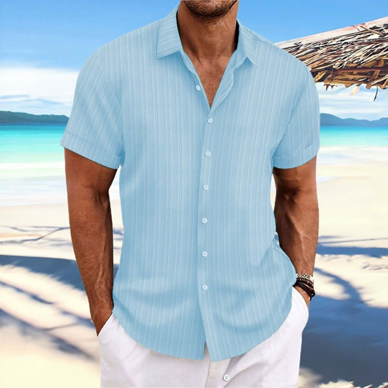 W&W Mode | Herren Kurzarm Hemd Sommer