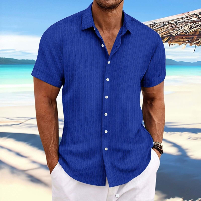 WW | Herren Kurzarm Hemd Sommer