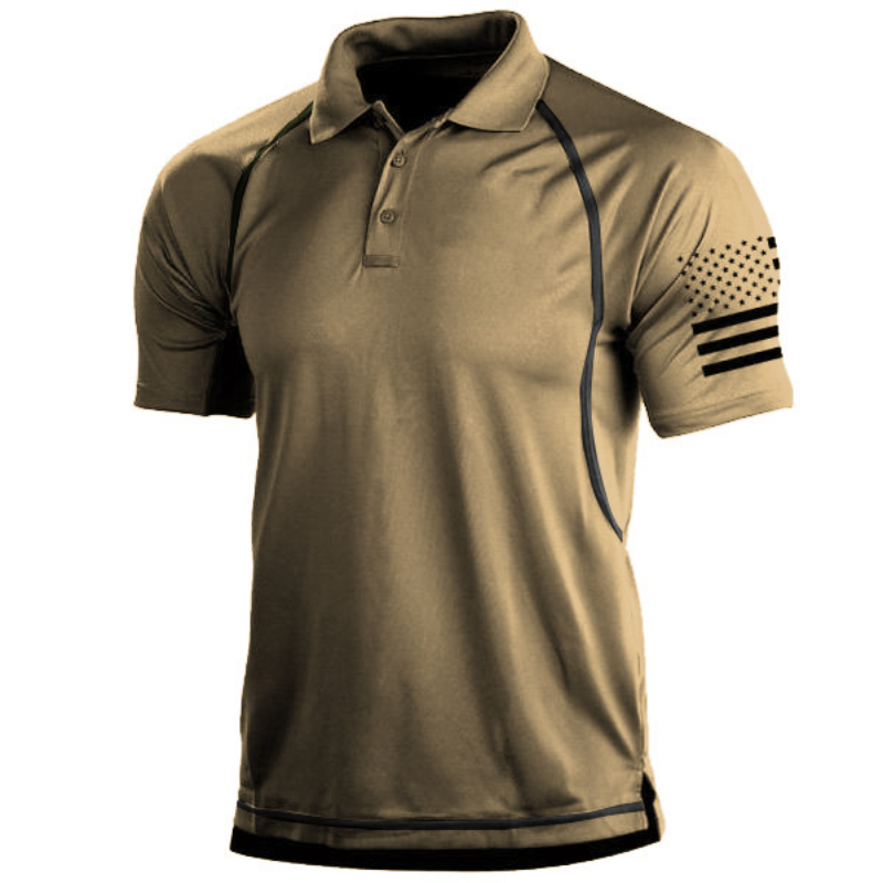 WW | Herren Kurzarm Poloshirt Grün
