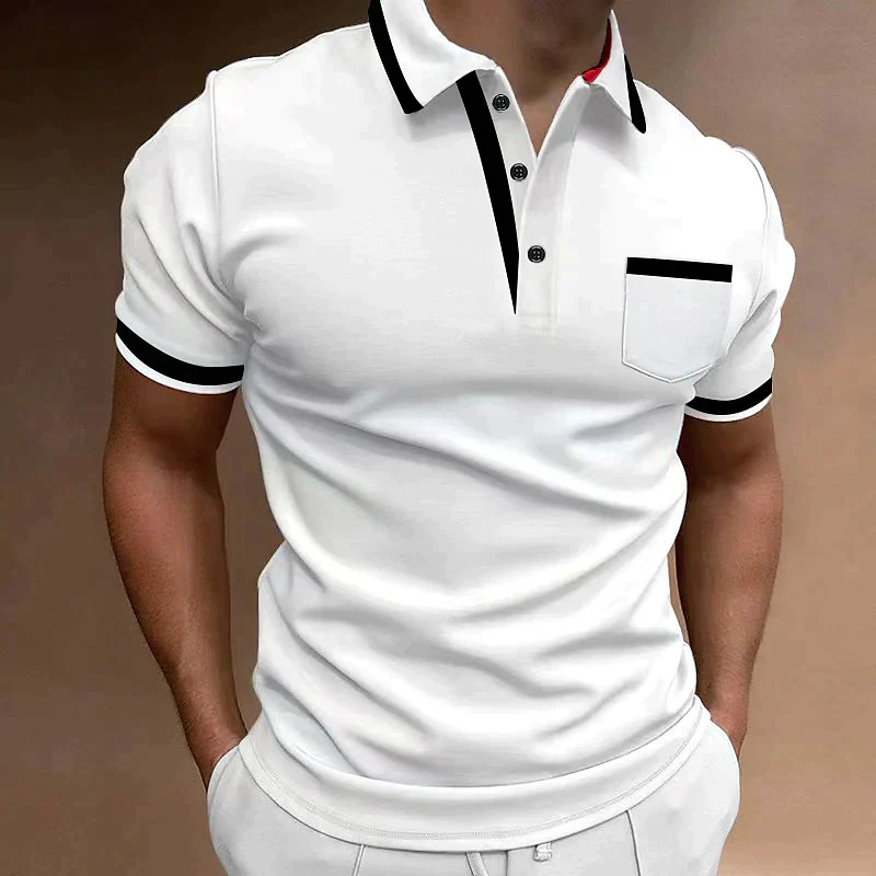 WW | Herren Kurzarm Poloshirt Rot