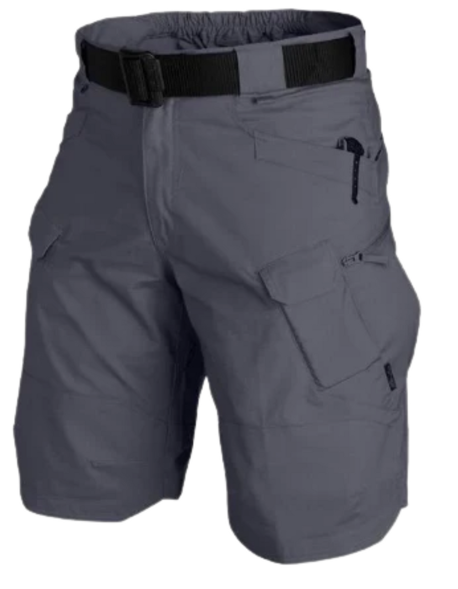 WW | Herren Bequeme Cargo Shorts Schwarz