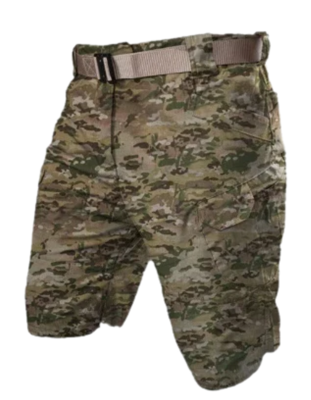 W&W Mode | Herren Bequeme Cargo Shorts Schwarz