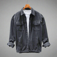 WW | Herren Langarm Hemd Grau