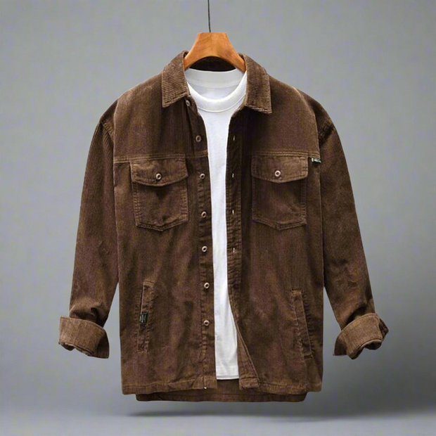 WW | Herren Langarm Hemd Grau