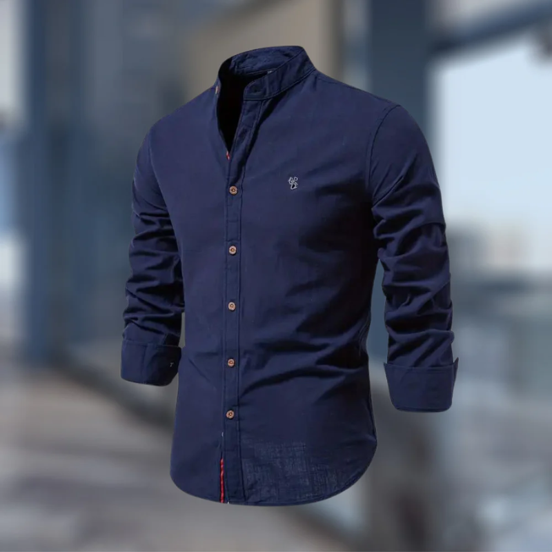 WW | Herren Slim Fit Langarm Hemd Modern