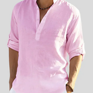 WW | Herren Sommer Hemd Langarm Bequem