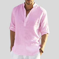 WW | Herren Langarm Poloshirt Schwarz