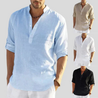 WW | Herren Langarm Poloshirt Schwarz