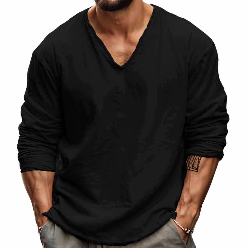 WW | Herren Langarm Sweatshirt Schwarz