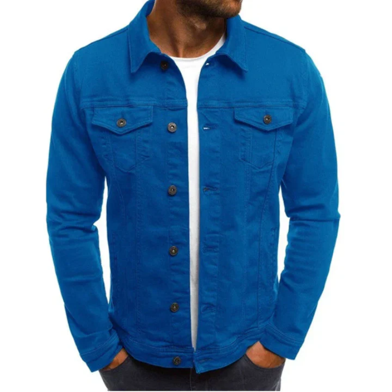 WW | Herren Leichte Jeansjacke Sommerjacke