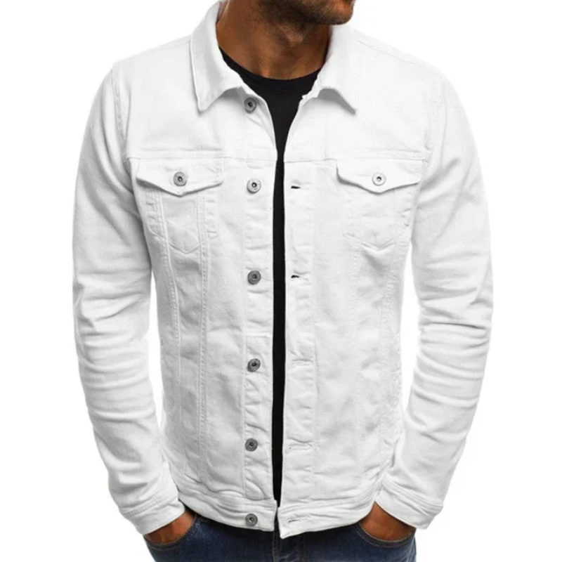 WW | Herren Leichte Jeansjacke Sommerjacke