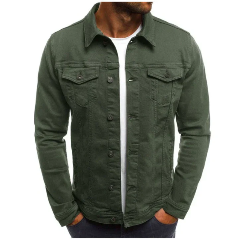 WW | Herren Leichte Jeansjacke Sommerjacke