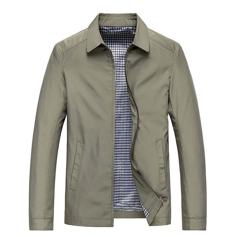 W&W Mode | Herren Leichte Sommerjacke Reißverschluss