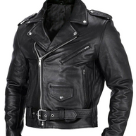 WW | Herren Motorrad Jacke Schwarz