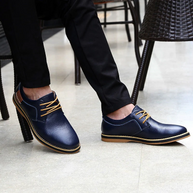 WW | Herren Schwarze Oxford Lederschuhe