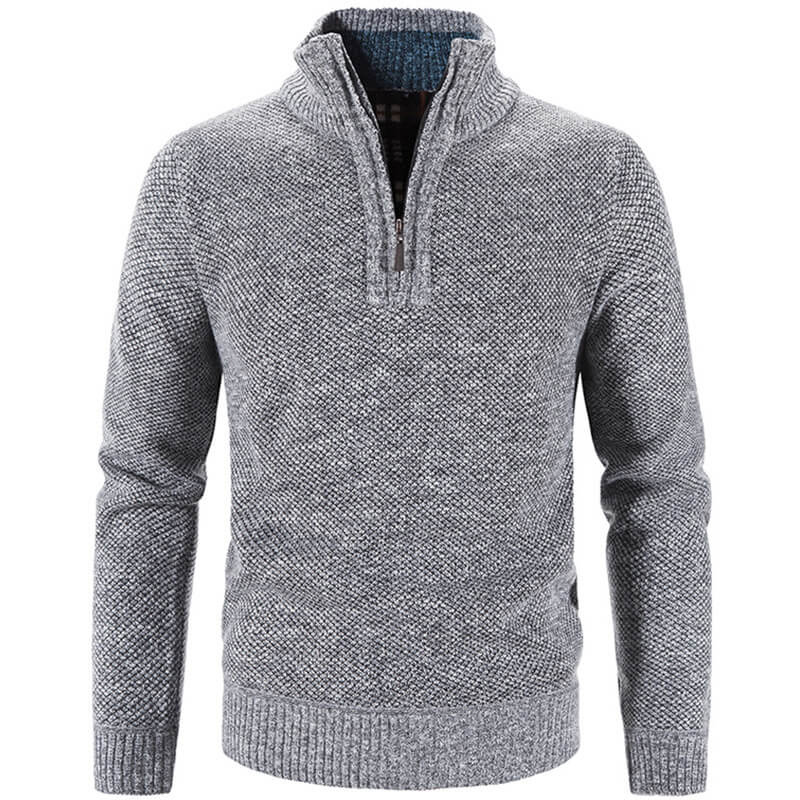WW | Herren Stehkragen Zipper Pullover