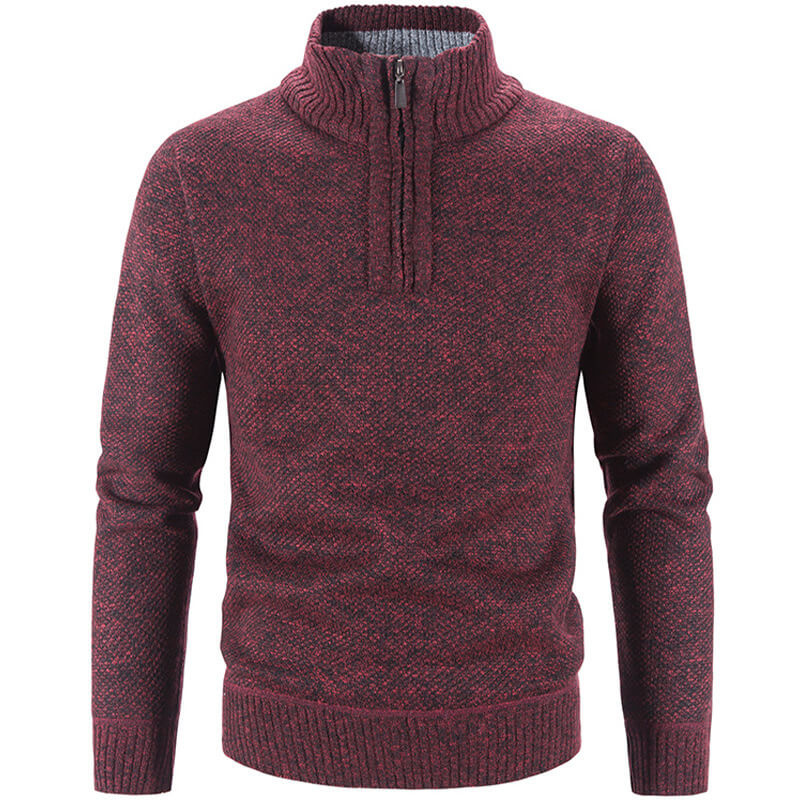WW | Herren Stehkragen Zipper Pullover
