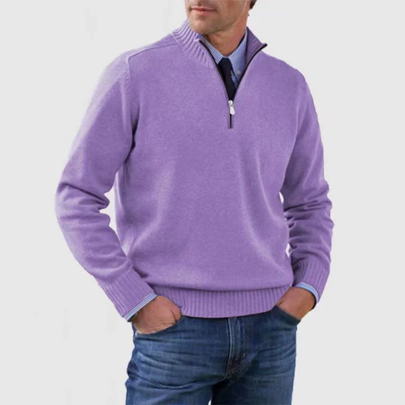 WW | Herren Strick Zipper Pullover Modisch