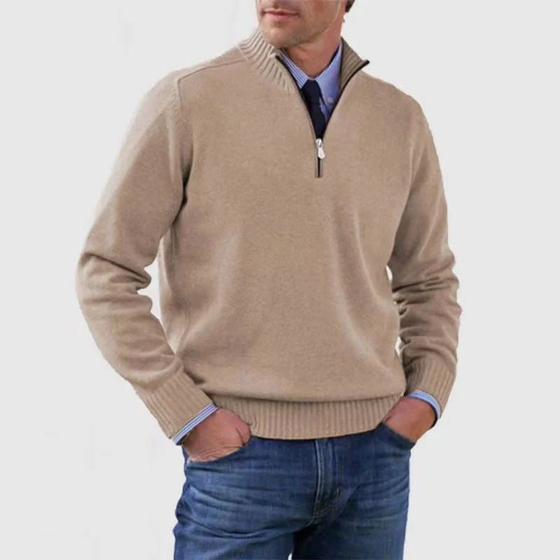 WW | Herren Strick Zipper Pullover Modisch
