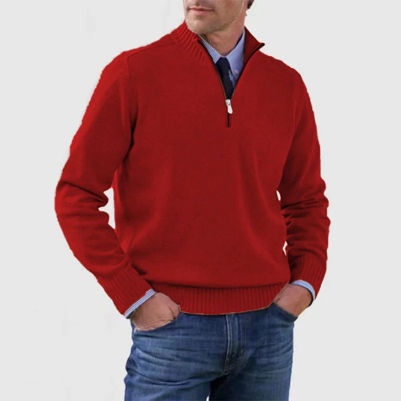 WW | Herren Strick Zipper Pullover Modisch