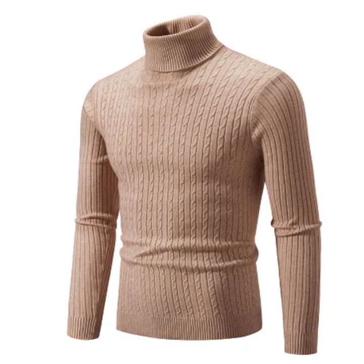 W&W Mode | Herren Rollkragen Pullover Kurz