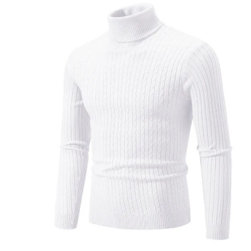 W&W Mode | Herren Rollkragen Pullover Kurz