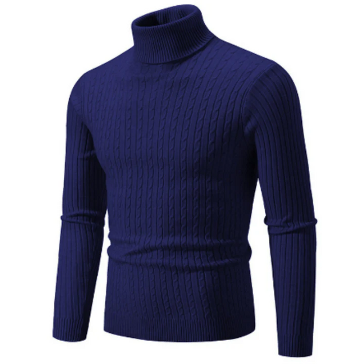 W&W Mode | Herren Rollkragen Pullover Kurz