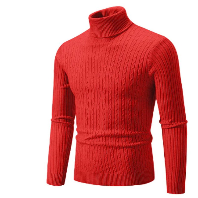 WW | Herren Rollkragen Pullover Kurz