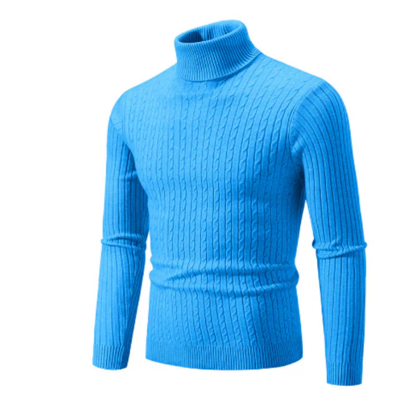 W&W Mode | Herren Rollkragen Pullover Kurz