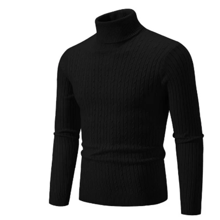 W&W Mode | Herren Rollkragen Pullover Kurz