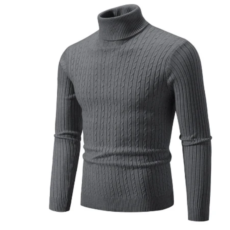 W&W Mode | Herren Rollkragen Pullover Kurz