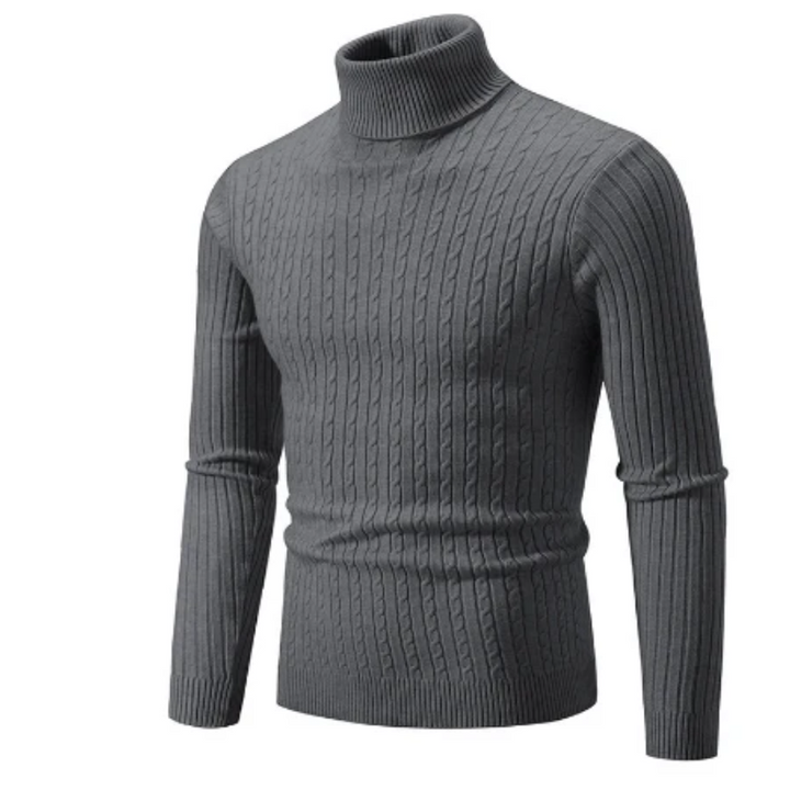 W&W Mode | Herren Rollkragen Pullover Kurz
