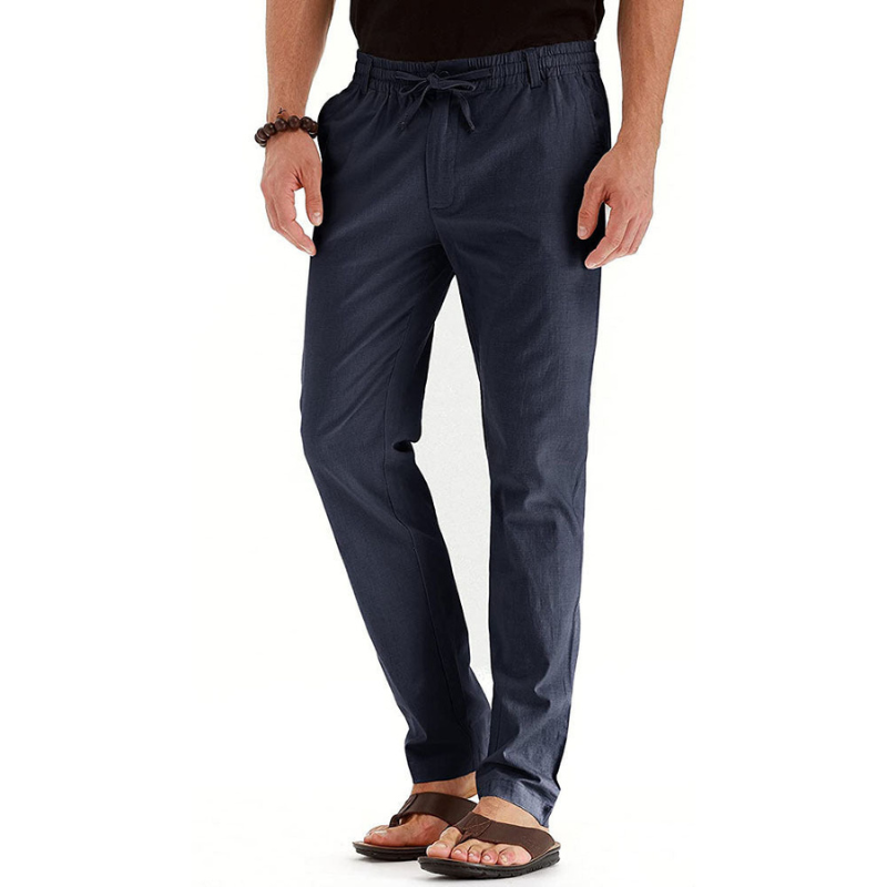 WW | Herren Sommer Hose Schwarz